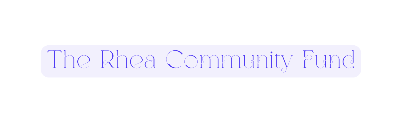 The Rhea Community Fund